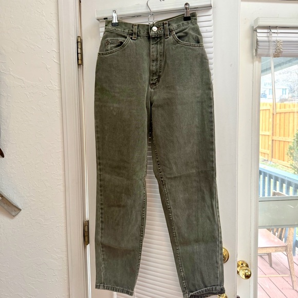 Lee Denim - Vintage Lee Women's High Rise Jeans in Olive